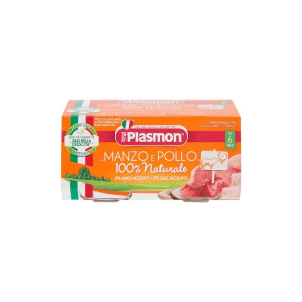 Plasmon Pure me mish viçi, pule dhe drithëra 6 m+