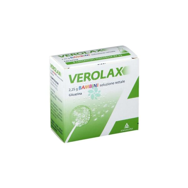 Verolax Glicerina 2.25 g Bambini Soluzione Rettale