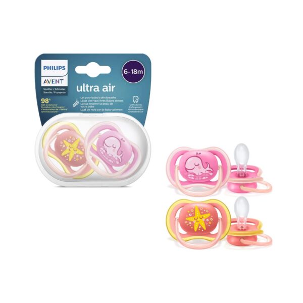 Philips Avent Ultra Air Soother
Biberon i gënjeshtërt