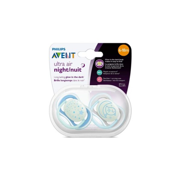 Philips Avent Ultra Air NightBiberon i gënjeshtërt
