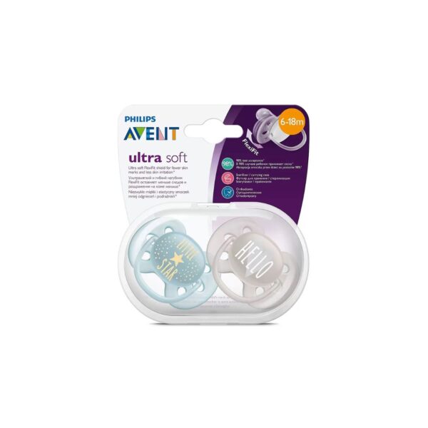 Philips Avent Ultra Soft Soother
Biberon i gënjeshtërt