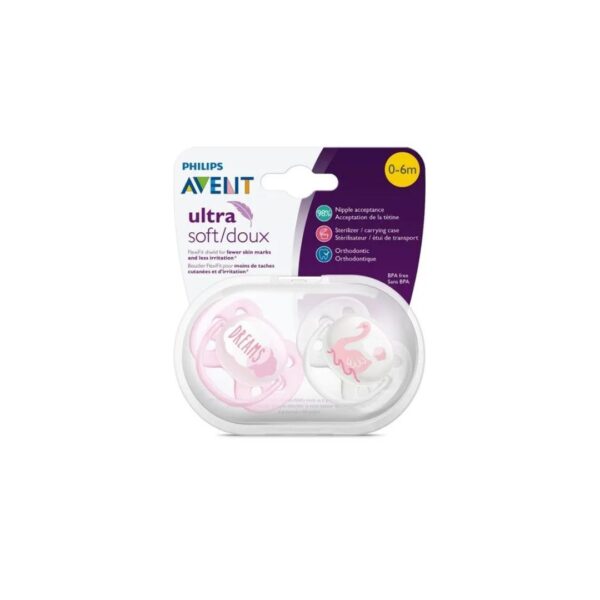 Philips Avent Ultra Soft Soother
Biberon i gënjeshtërt