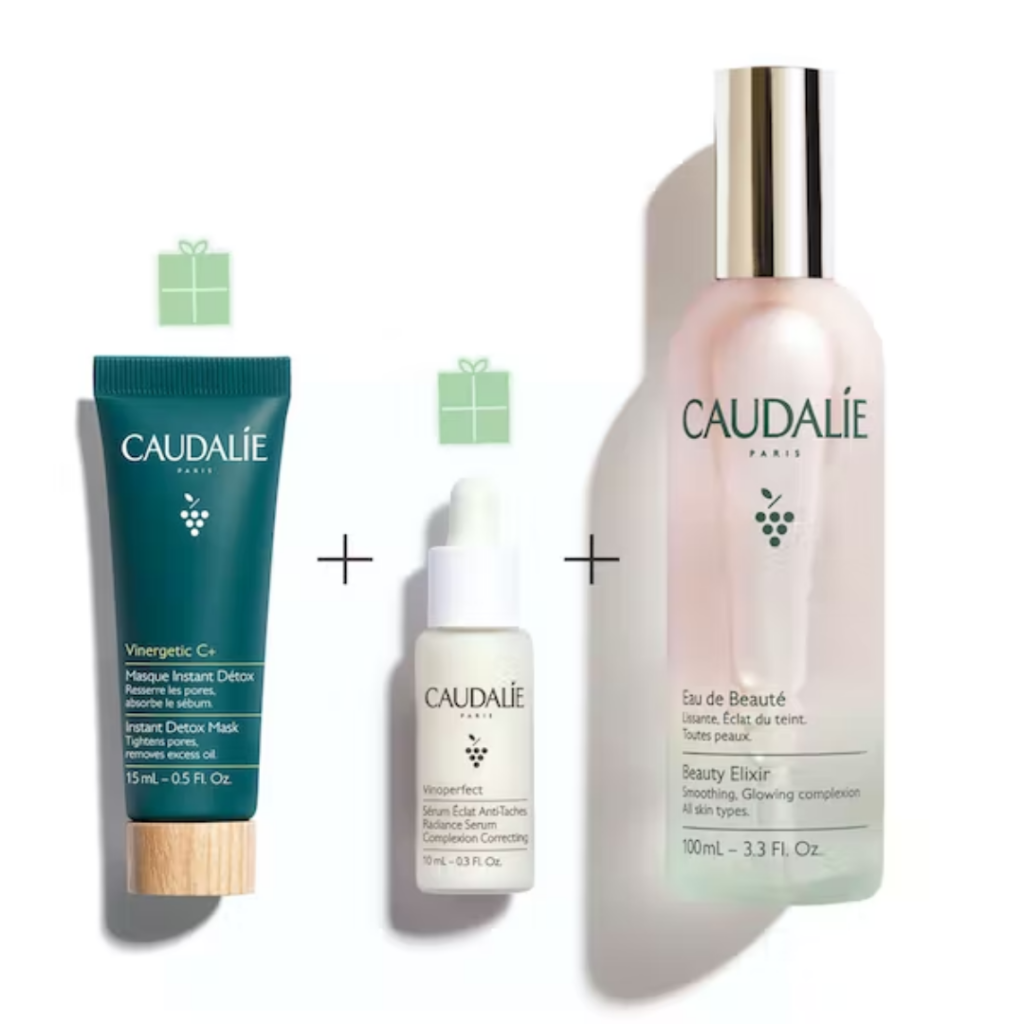 Caudalie Detox & Radiance Trio Christmas Set FarmaOn