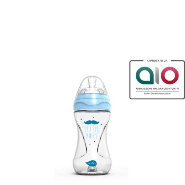 Nuvita Collection Glass Baby Bottle 240 ml 2M+ 6033
