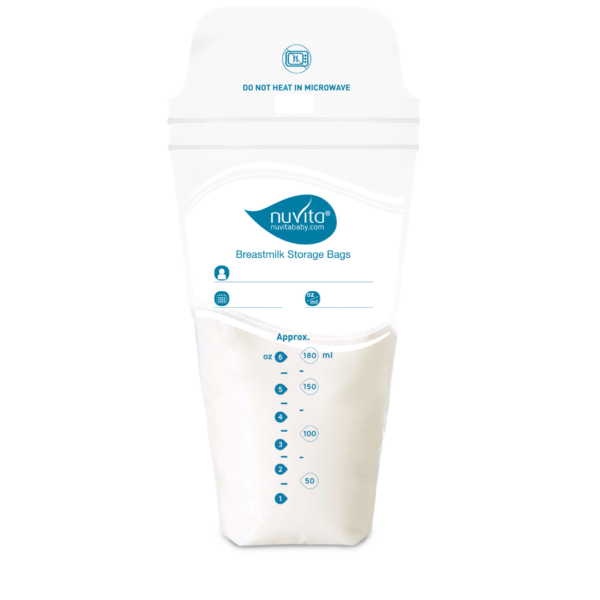 NUVITA  BREAST MILK STORAGE BAGS  X 25 PCS (1253)