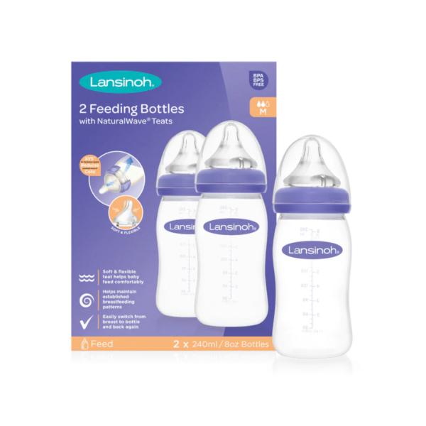 Lansinoh 2 Feeding Bottle Set