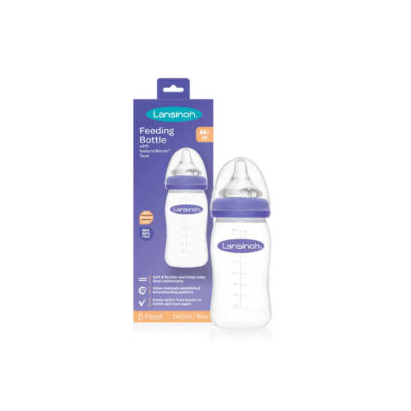 Lansinoh Feeding Plastic Bottle M