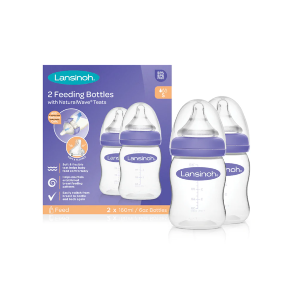 Lansinoh 2 Feeding Bottle Set