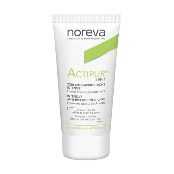 Noreva Actipur 3 en 1 corrective and unclogging anti-imperfections care