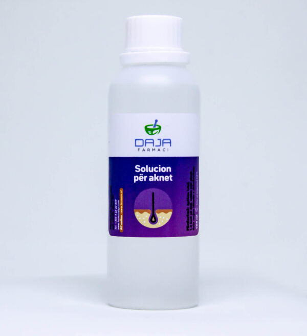 Farmaci "Daja" Solucion për aknet