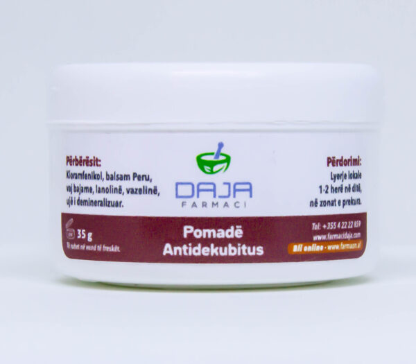 Farmaci "Daja" Pomadë Antidekubitus