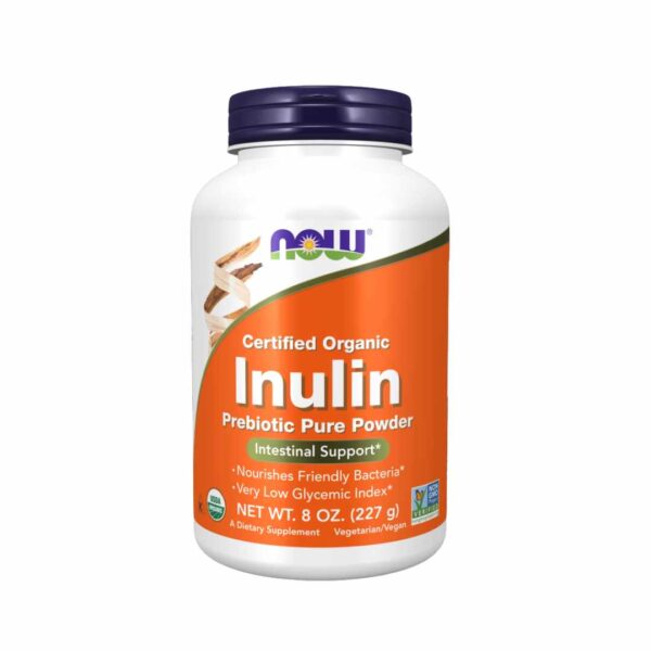 Now Inulin Prebiotic Pure Powder