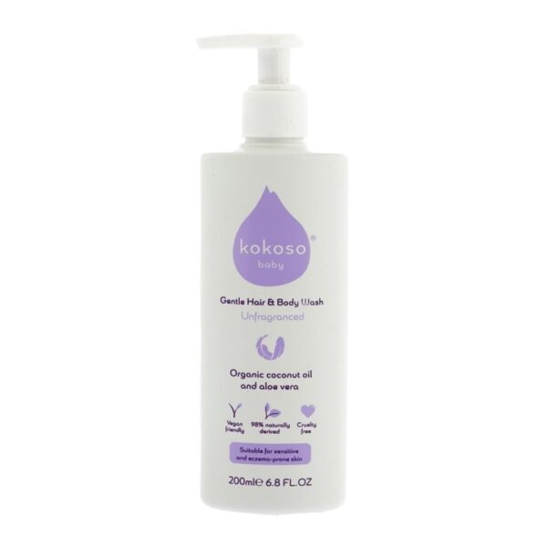 Kokoso Baby Gentle Hair & Body Wash Unfragranced