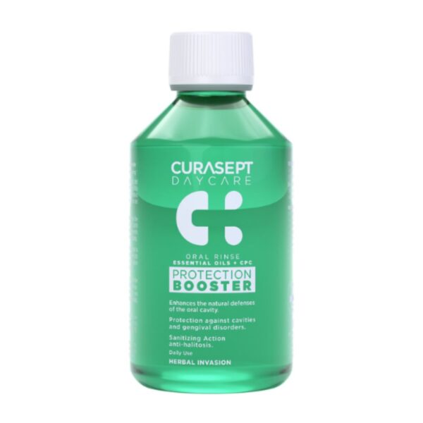 Curasept DayCare Protection Booster Oral Rinse Herbal Invasion