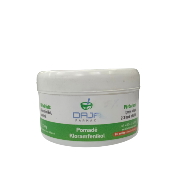 Farmaci "Daja" Pomadë kloramfenikol 3%