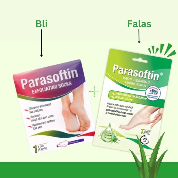 Parasoftin Set - Exfoliating Socks + Hydrating Mask
