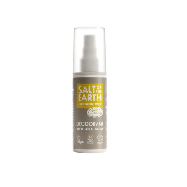 Salt of the Earth Deodorant Spray Amber + Sandalwood