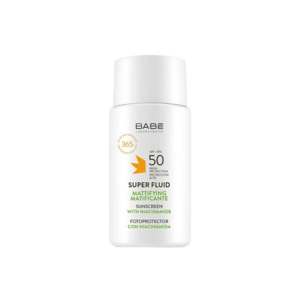 Babe Sunscreen 50+ Super Fluid Mattifying