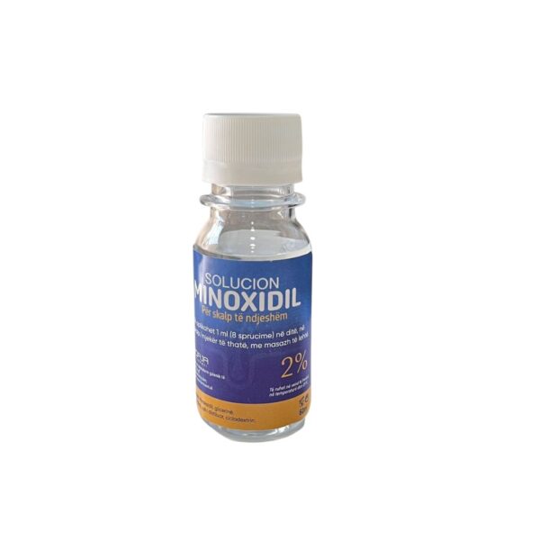 Farmaci "Daja" Solucion minoxidil 2% Për skalp të ndjeshëm