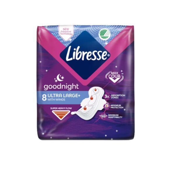 Libresse Goodnight Ultra+ Large with Wings