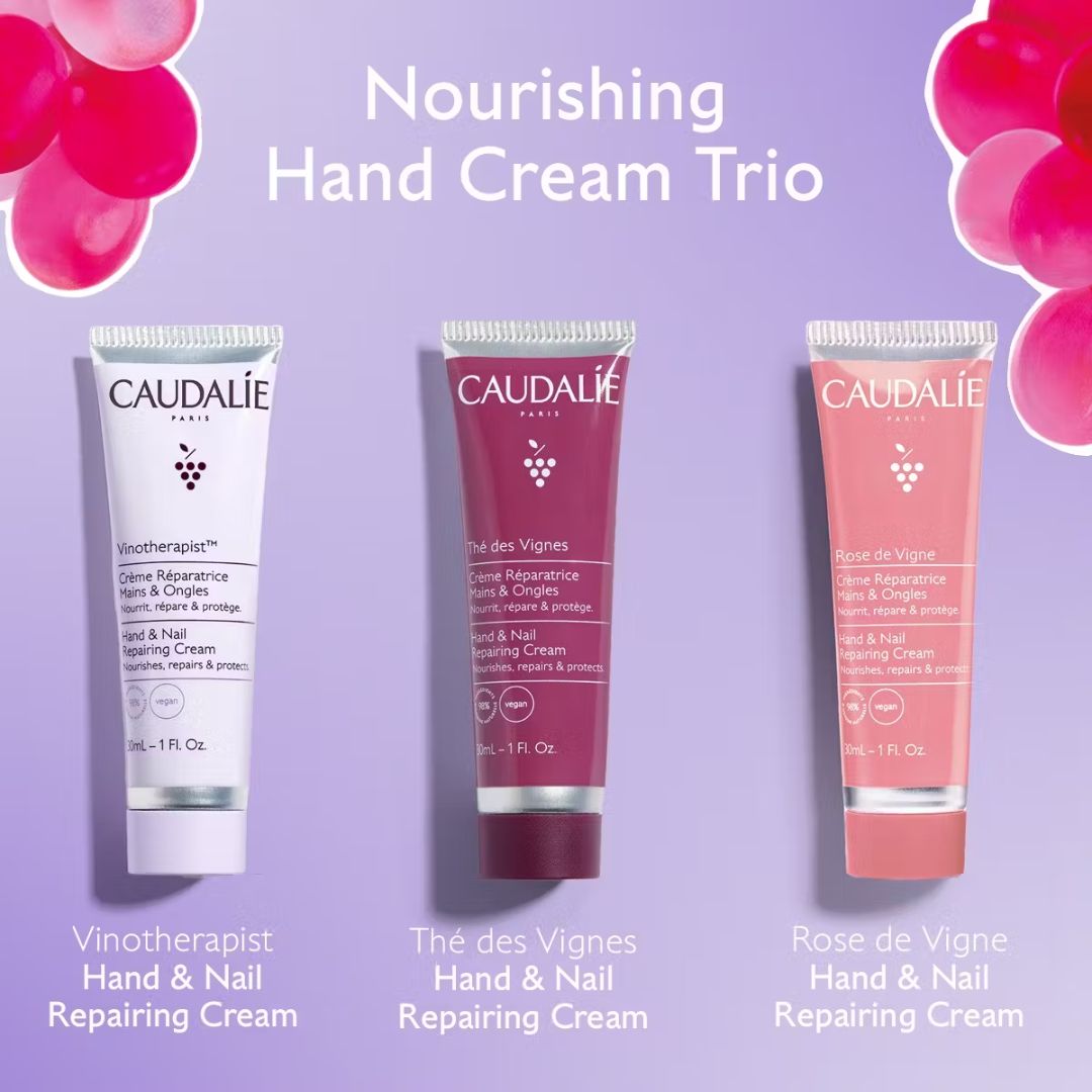 Caudalie Nourishing Hand Cream Trio