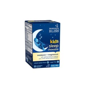 Mommys Bliss Kids Sleep Chewable Melatonin + Magnesium