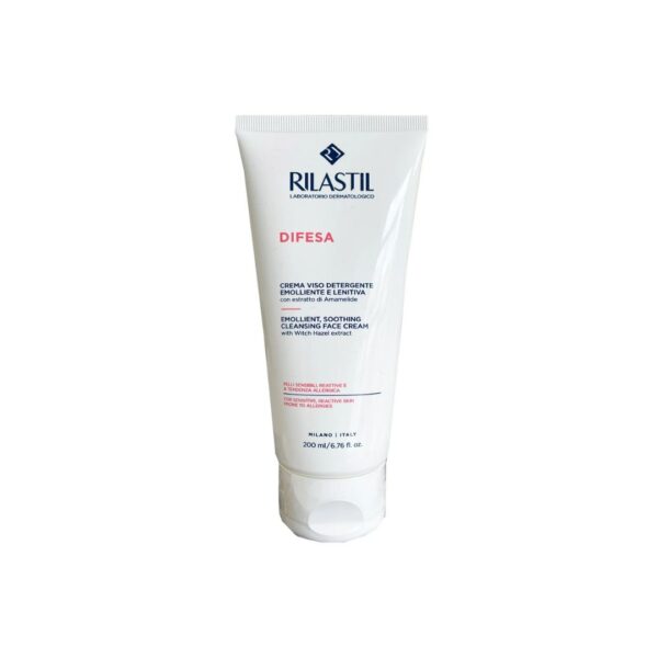 Rilastil Difesa Emollient, Soothing, Cleansing Face Cream