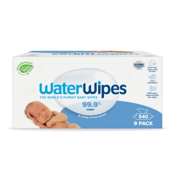 WaterWipes-Letra të lagura me 99.9% ujë