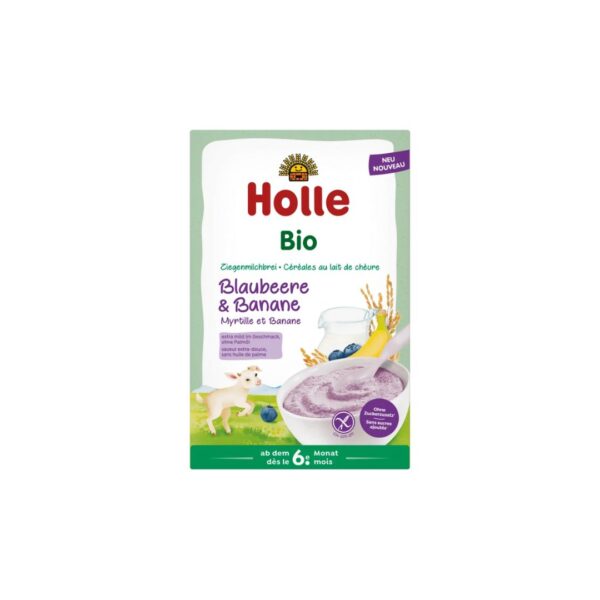 Holle Organic Goat Milk Porridge blueberry with banana