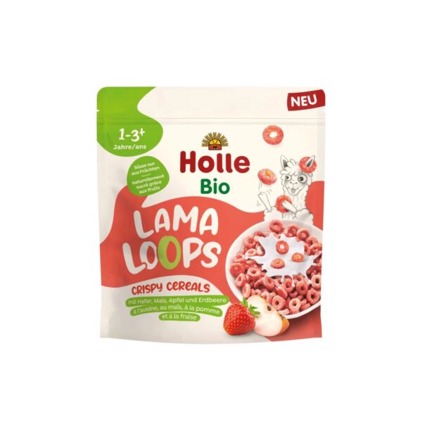 Holle Lama Loops Crispy Cereals