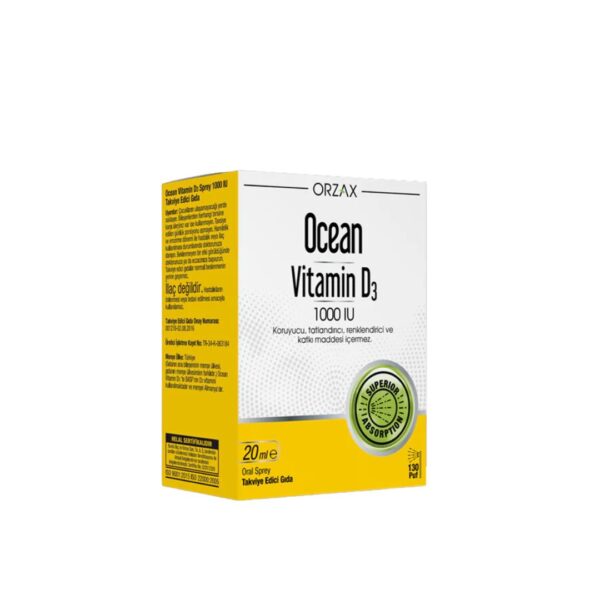 Orzax Ocean Vitamin D3 1000 UI