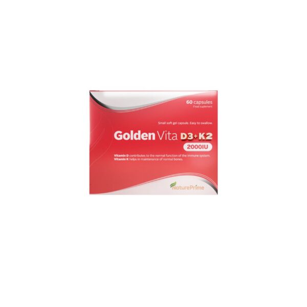 NaturePrime Golden Vita D3K2 2000UI