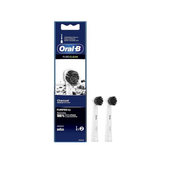 Oral-B Pure Clean Charcoal Toothbrush Heads