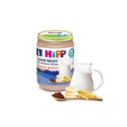 HiPP Milk porridge for good night - Banana with semolina and cocoa