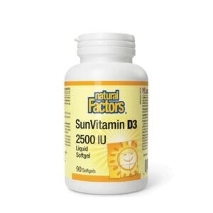 NATURAL FACTORS SunVitamin D3 2500 IU