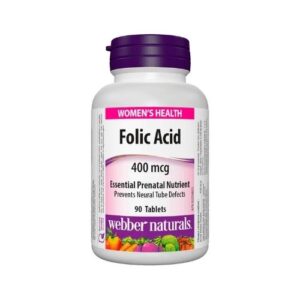 Webber Naturals Folic Acid 400 mcg