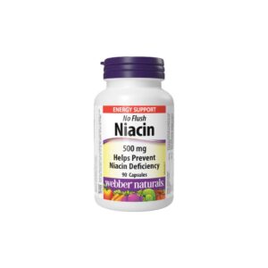 Webber Naturals Niacin No Flush 500 mg