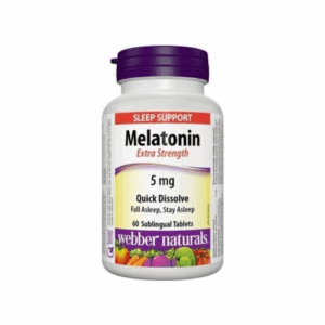 Webber Naturals Melatonin 5 mg Easy Dissolve