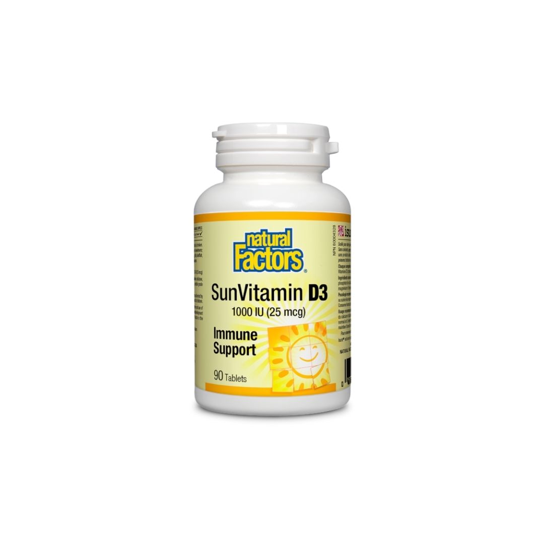 Natural Factors SunVitamin D3 1000 UI