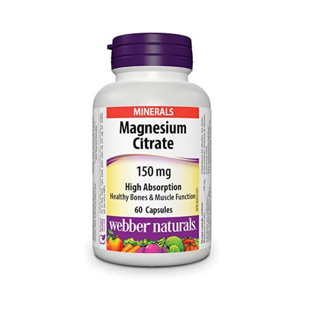Webber Naturals Magnesium Citrate 150 mg