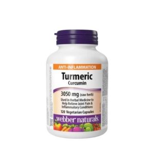 Webber Naturals Turmeric Curcumin 3050 Mg Raw Herb