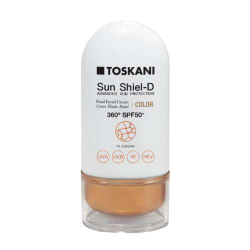 Toskani Sun Shiel-D Fluid Facial Cream Spf 50+ Color