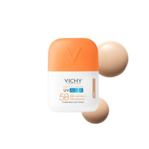 Vichy Capital Soleil UV Aqua Hydrating Invisible Fluid Tinted Light Spf 50 +