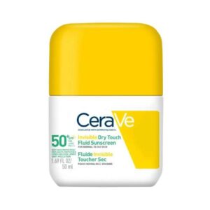 Cerave Invisible Dry Touch Fluid Sunscreen For Normal To Oily Skin Spf 50 + 50 Ml