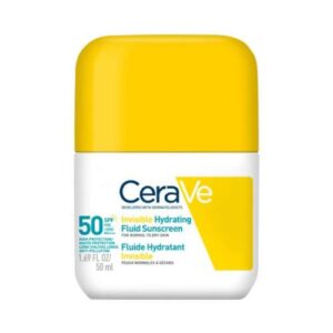 Cerave Invisible Hydrating Fluid Sunscreen For Normal To Dry Skin SPF 50+ 50 ml