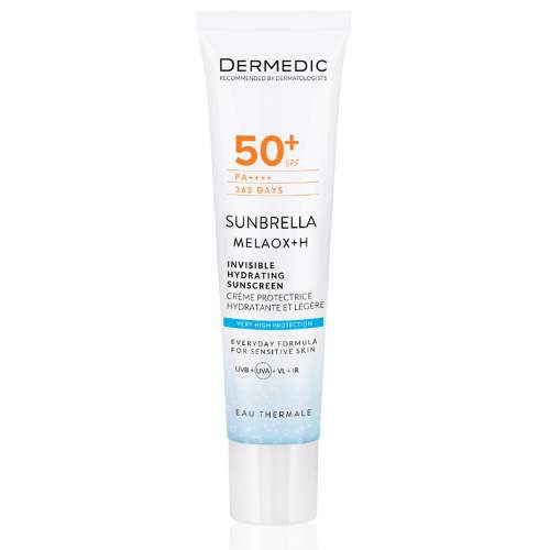 Dermedic Sunbrella Melaox+H Invisible Hydrating Sunscreen Sensitive Skin SPF 50+ 40 ml