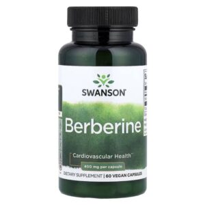 SWANSON BERBERINE 400 MG X 60 VEGAN CAPSULES