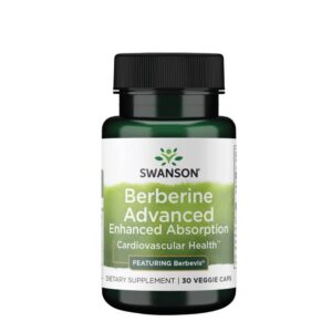 Swanson Berberine Advanced është një suplement ushqimor me Berbevis® Berberine (Berberis aristata) në formë fitosome, i projektuar për të ndihmuar trupin të përthithë më mirë përbërësit aktivë. Formula është vegane, pa gluten dhe non‑GMO.  Teknologji Indena Phytosome® për përthithje të optimizuar Mbështet metabolizmin e glukozës dhe funksionin e insulinës Ndihmon në ruajtjen e niveleve të sheqerit dhe kolesterolit brenda kufijve normalë Mbështet mirëqenien kardiometabolike dhe menaxhimin e përbërjes trupore  Për kë është: për të rritur që kërkojnë mbështetje të përditshme metabolike. I përshtatshëm për veganë.  Kujdes: vetëm për të rritur. Mos e përdorni nëse jeni shtatzënë ose ushqeni me gji. Konsultohuni me mjekun përpara përdorimit nëse merrni medikamente ose keni një gjendje shëndetësore. Suplementet ushqimore nuk zëvendësojnë një dietë të balancuar dhe stil jete të shëndetshëm.