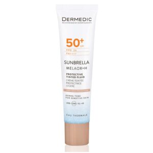 Dermedic Sunbrella Melaox +H protective tinted fluid 50+ for sensitive skin