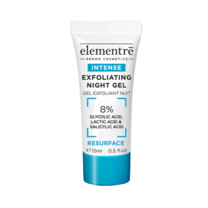 ELEMENTRE EXFOLIATING NIGHT GEL INTENSE 15 ML  ( 8% GLYCOLIC ACID LACTIC ACID SALICYLIC ACID )